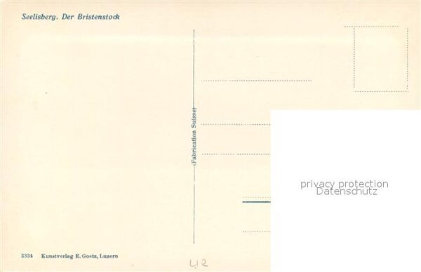 Seelisbergersee UR mit Bristenstock – Bild 2