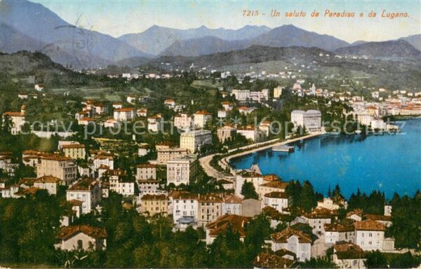 Paradiso Lago di Lugano Panorama