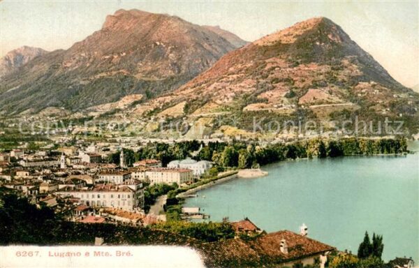 Lugano Lago di Lugano et Monte Bre
