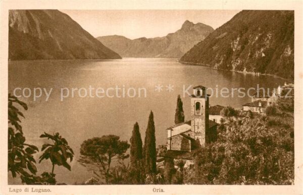 Oria Lago di Lugano TI Panorama