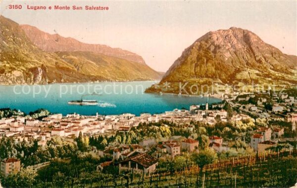 Lugano Lago di Lugano e Monte San Salvatore