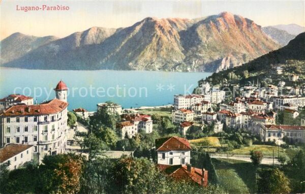 Paradiso Lago di Lugano Panorama