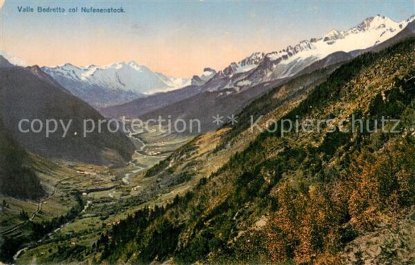 Valle Bedretto mit Nufenenstock Feldpost
