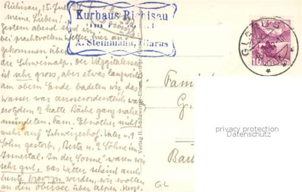Kloenthalsee Blick von der Richisauer Schwammhöhe – Bild 2