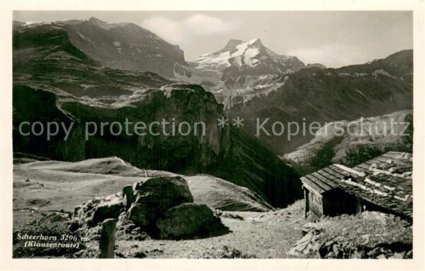 Klausenstrasse Klausenroute mit Scheerhorn