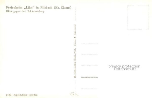 Filzbach GL Ferienheim Lihu mit Blick auf den Schän – Bild 2