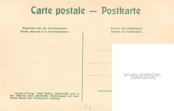 Fribourg FR Vue generale et pont suspendu – Bild 2