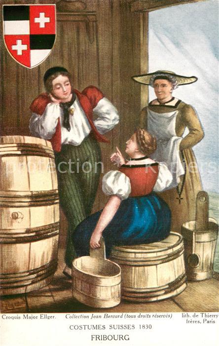 Fribourg FR Costumes Suisses 1830