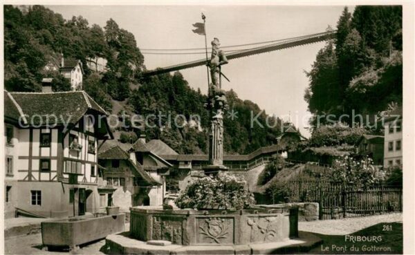 Fribourg FR Le Pont du Gotteron
