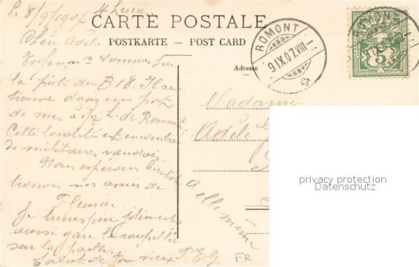 Romont  FR Le chateau et l'Eglise – Bild 2