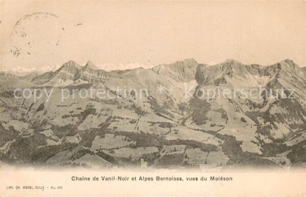 Vanil Noir et Alpes Bernoises vues du Moleson