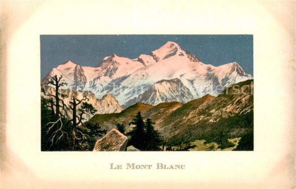 Mont Blanc 4807m Haute-Savoie Panorama