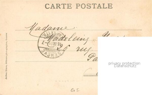 Geneve GE Place des Alpes et le Mont Blanc – Bild 2