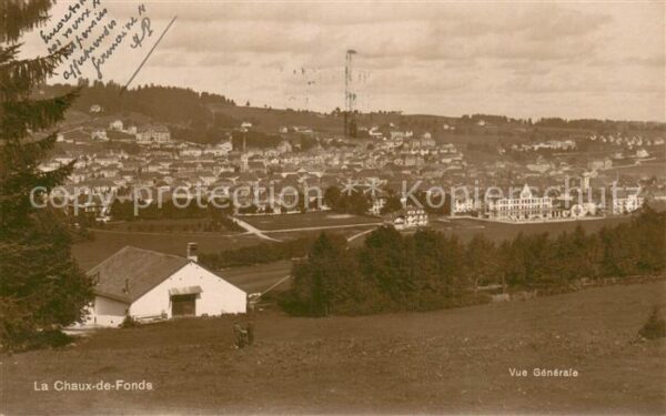 La Chaux-de-Fonds NE Vue generale
