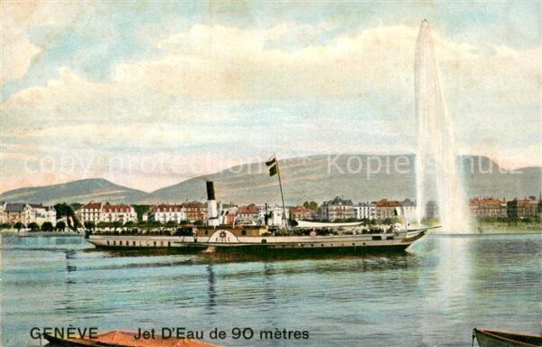 Geneve GE Jet d’Eau de 90 metres