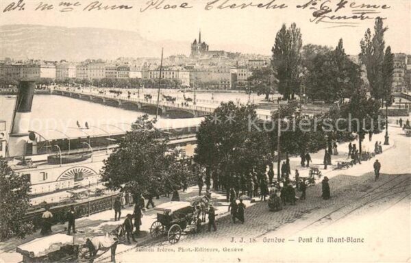 Geneve GE Pont du Mont Blanc