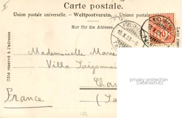 Neuchatel NE Le Chateau vue prise des Sablons – Bild 2