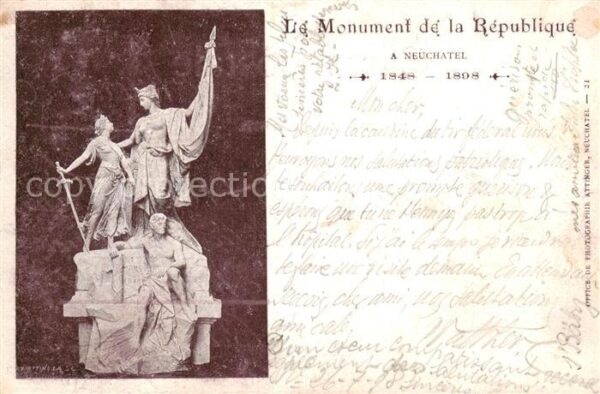 Neuchatel NE Le Monument de la Republique