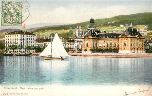 Neuchatel NE Vue prise au port