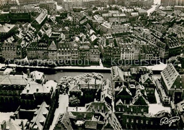 Strasbourg Alsace Fliegeraufnahme L Ill et le Quai des Ba