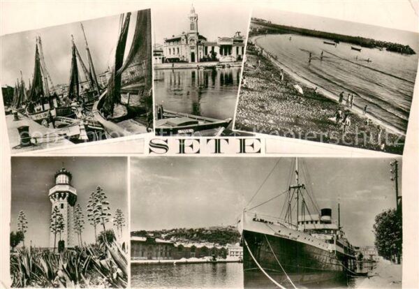 Sete Cette Hafen Strand
