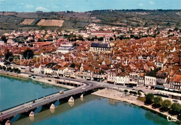Joigny 89 Yonne Vue generale aerienne