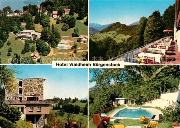 Buergenstock Vierwaldstaettersee Hotel Waldheim Terrasse Pool
