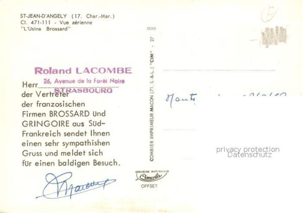 Saint-Jean-d Angely 17 Usine Brossard Fliegeraufnahme – Bild 2