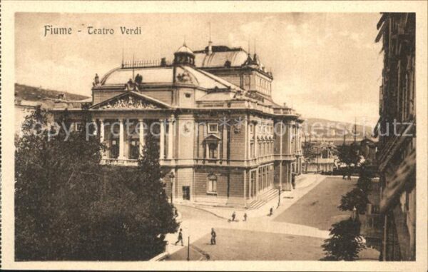 Fiume Rijeka Teatro Verdi