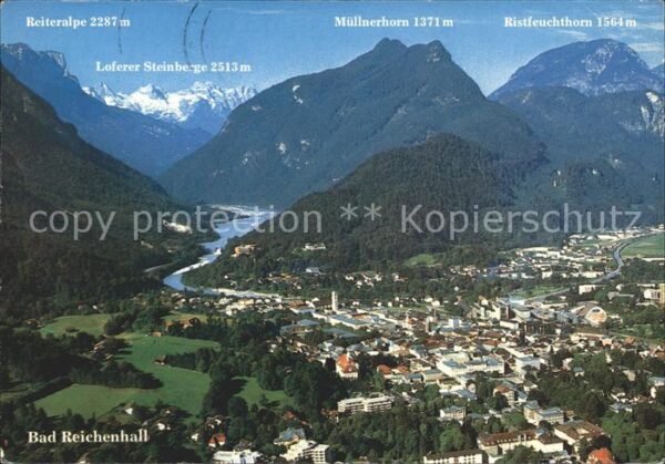 Bad Reichenhall Fliegeraufnahme Reiteralpe Müllnerhorn