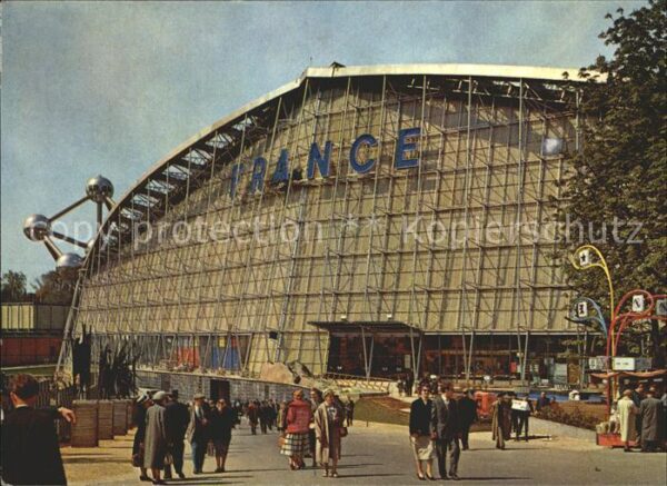 Bruxelles Bruessel Exposition Universelle Pavillon Frankre