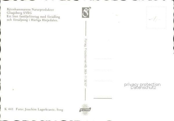Haerjedalen Björnhammarens Naturprodukter Glissjöbe – Bild 2