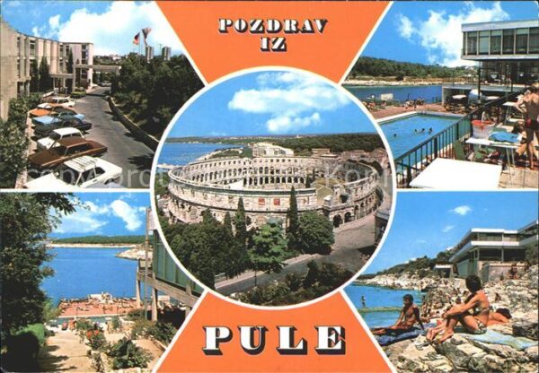 Pola Pula Croatia Strand Ruine