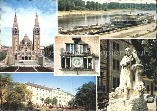 Szeged Denkmal Münster Anlegestelle