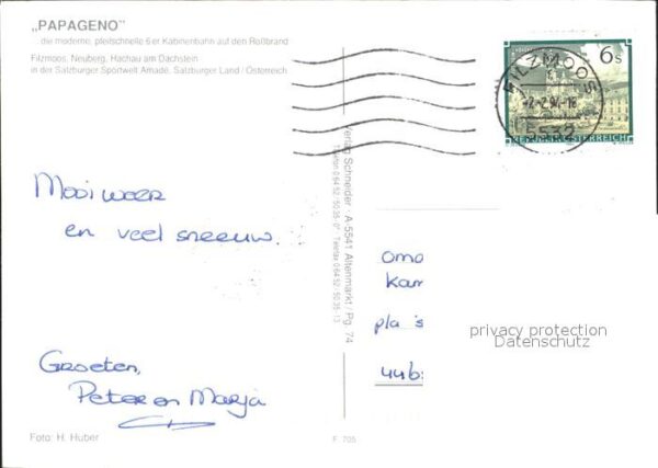 Filzmoos Papageno Kabinenbahn – Bild 2