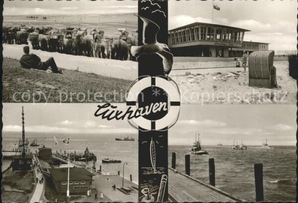 Cuxhaven Nordseebad Dampferanlegestelle Strandhaus Döse