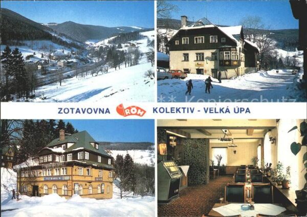 Krkonose Zotavovna Roh Kolektiv kavarna Radium V