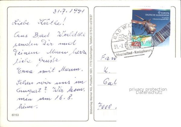 Bad Waldsee Wurzacher Tor Kirche St. Peter Rathaus – Bild 2