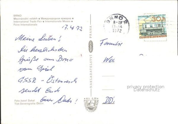 Brno Bruenn Mezinarodni veletrh Internationale Mess – Bild 2