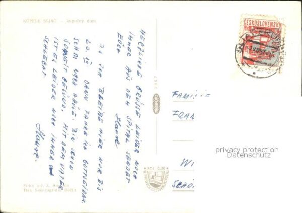 Sliac Szliacs Slovakia Kupelny dom – Bild 2