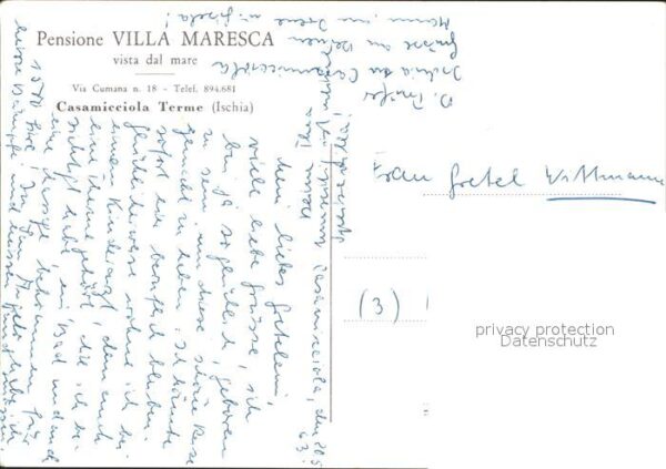 Casamicciola Terme Pensione Villa Maresca – Bild 2