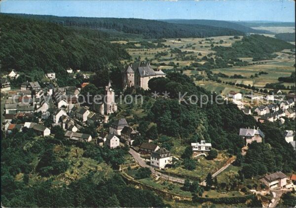 Westerburg Westerwald Fliegeraufnahme Schloss