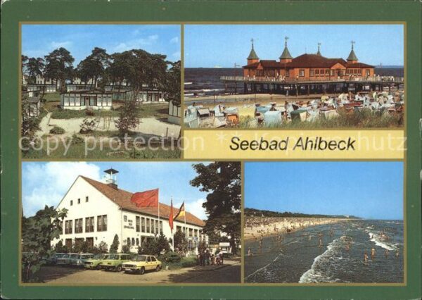 Ahlbeck Ostseebad Seebrücke FDGB Erholungsheim Haus der E