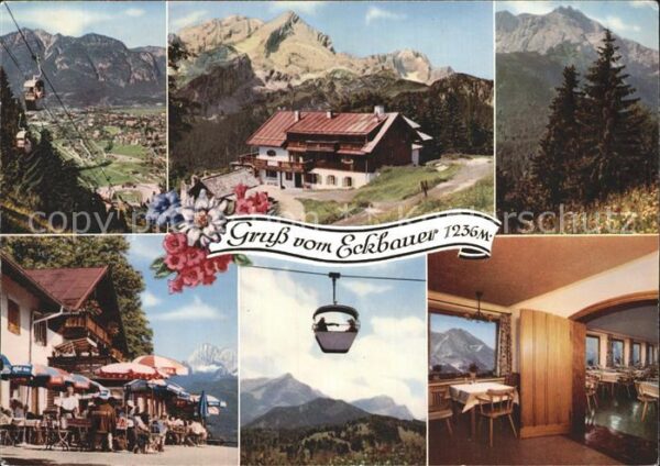 Garmisch-Partenkirchen Berggasthof Eckbauer Luftseilbahn