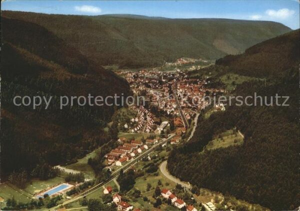 Calmbach Enz Fliegeraufnahme