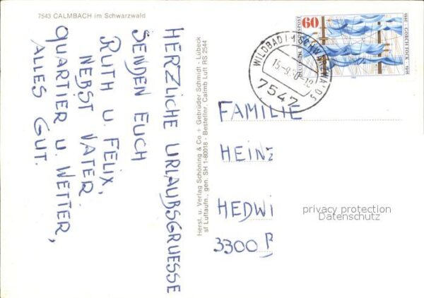 Calmbach Enz Fliegeraufnahme – Bild 2