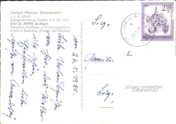 Sankt Anna Aigen Gasthof Pension Grenzlandhof – Bild 2