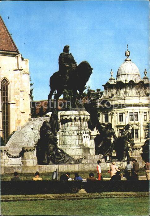 Cluj-Napoca Denkmal Matei Corvins