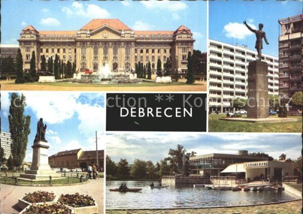 Debrecen Debrezin Denkmal Gebäude Boot