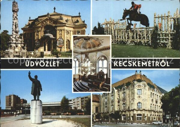 Kecskemet Pferdesport Denkmal Gebäude Kirche Inne